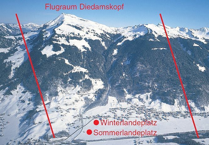 Diedamskopf Bergbahnen Flugraum Au Schoppernau Bregenzerwald Fliegen Paragleiten Drachenfliegen